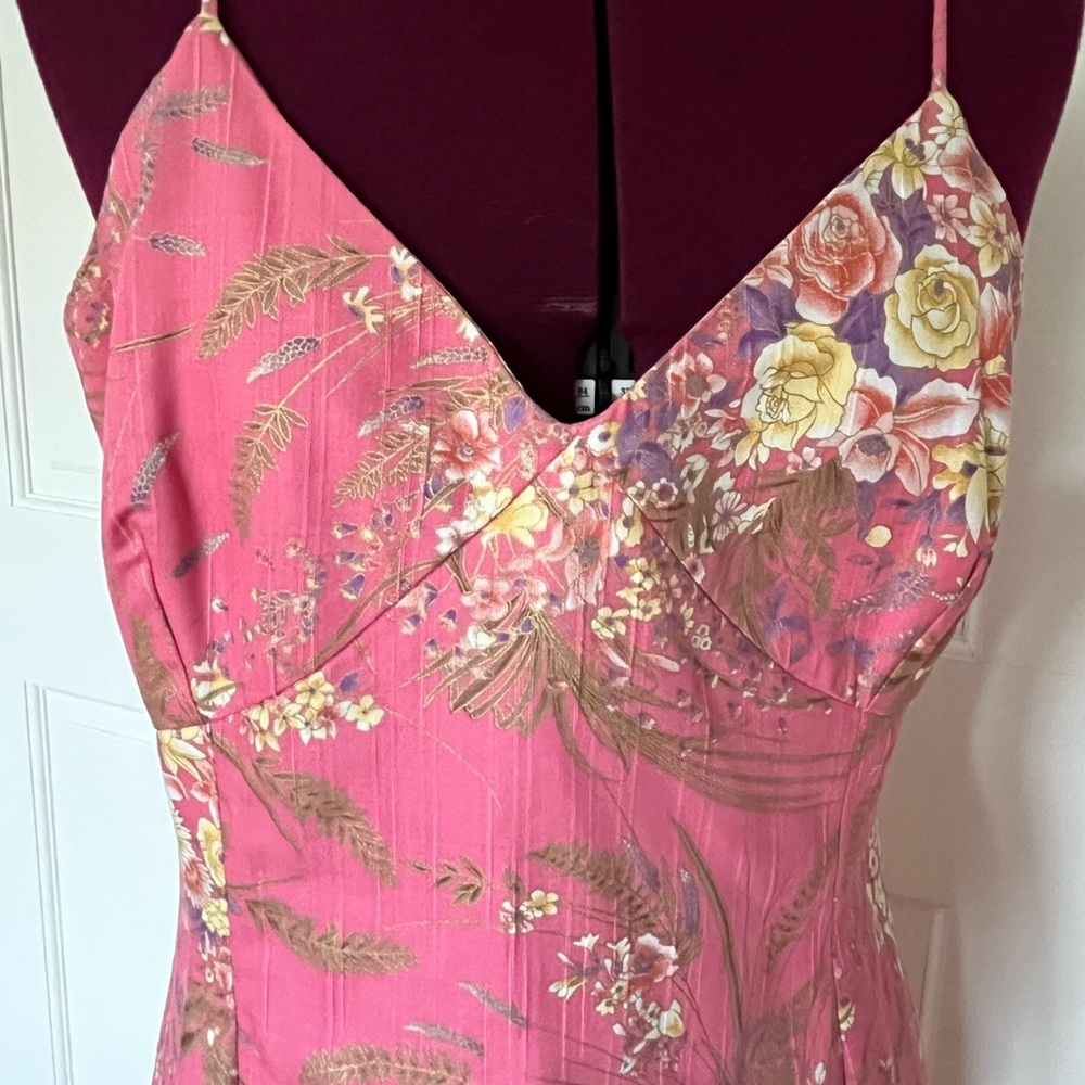 Kate Sylvester NEW cross cross strap dress with leather trim